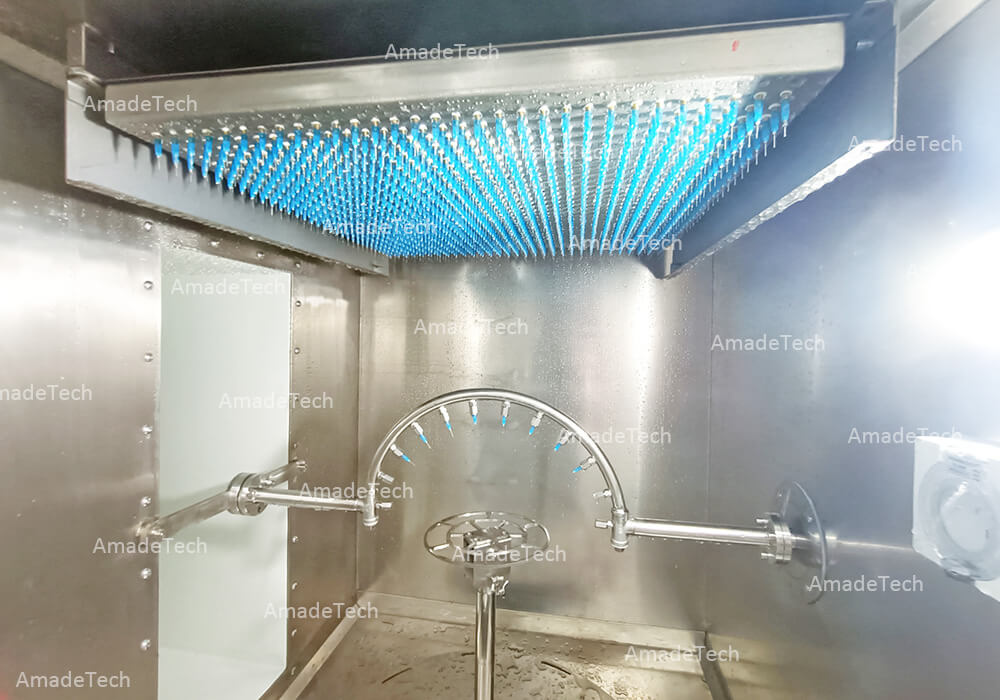 Elements of IPX1 6 combined test chamber