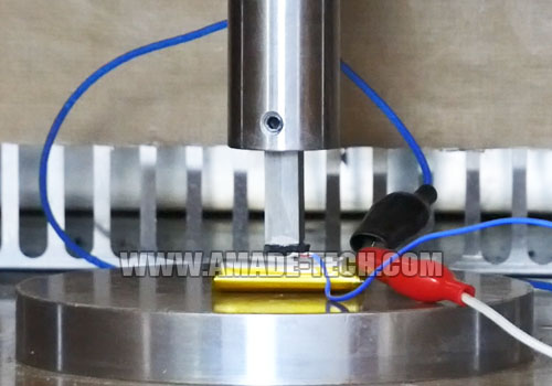 Forced Internal Short Circuit Test on the Prismatic Cell