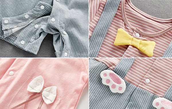ornaments & buttons on baby clothes