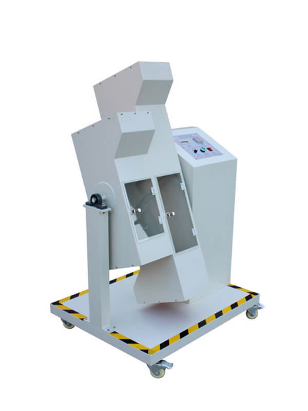 Dual rotating drum drop tester