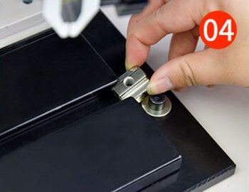 step 4 of using the manual pull tester