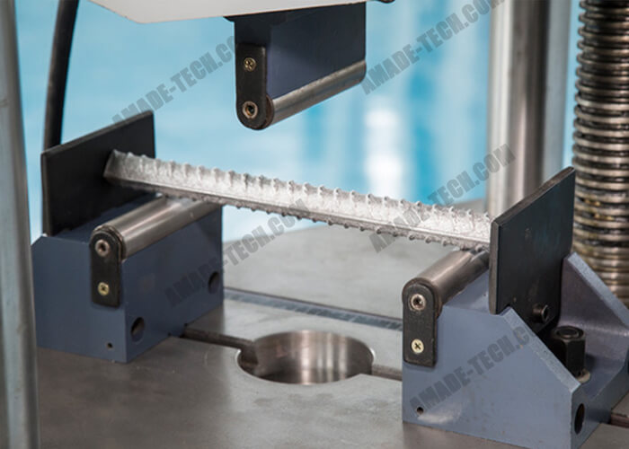 3 point flexural test fixture of servo hydraulic testing machine