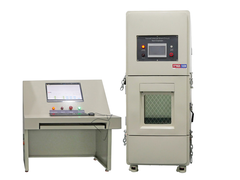 Battery forced internal short circuit tester