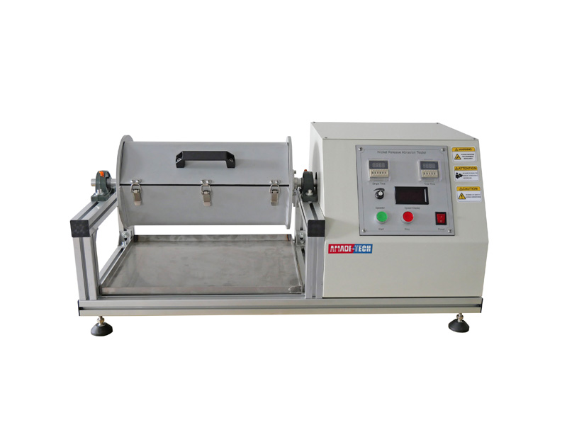 Nickel release abrasion simulation tester