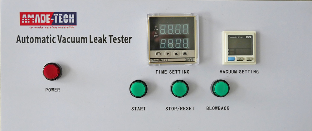 Push-button control panel