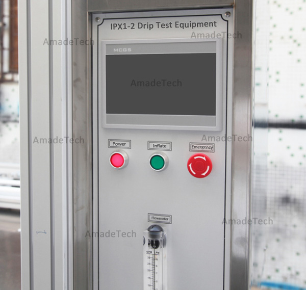 Control box of IPX1 IPX2 test setup