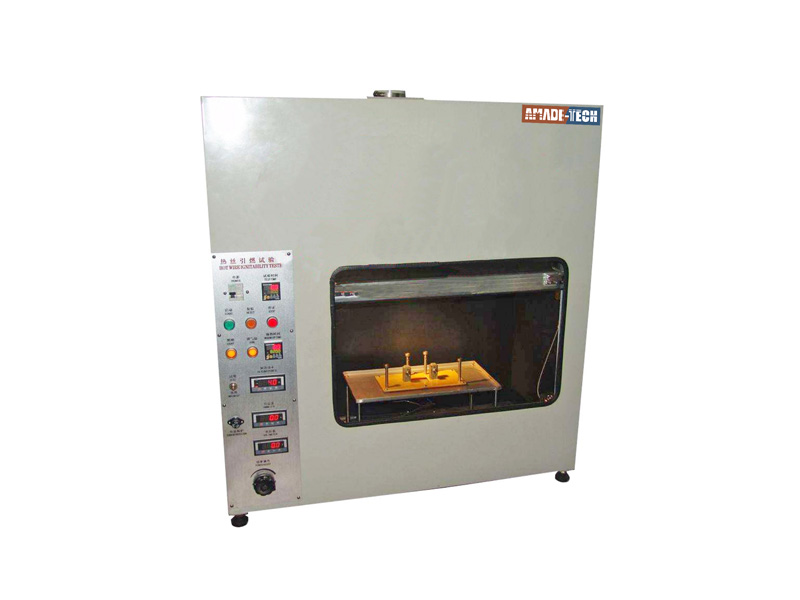 Hot wire ignition test chamber